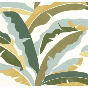 As Creation|Retro floral wallpaper in boho blue style|Modern