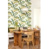 Caselio|Papel pintado hojas de palmera verde|Abstracto