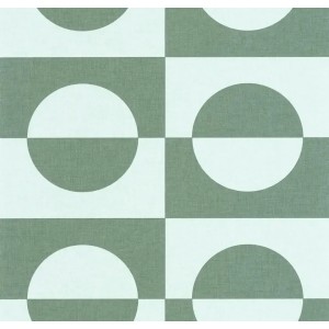 Grandeco|Wooden-effect geometric mustard yellow wallpaper|Retro