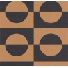 Caselio|Modern wallpaper with brown and black circles|Circles