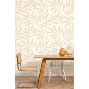 Casadeco|Floral wallpaper with lush green leaf print|Floral 2