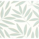 Caselio|Papier peint avec grandes feuilles vertes et dorées|Scandinave