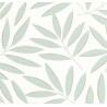 Caselio|Wallpaper with large green and gold leaves|Scandinavian