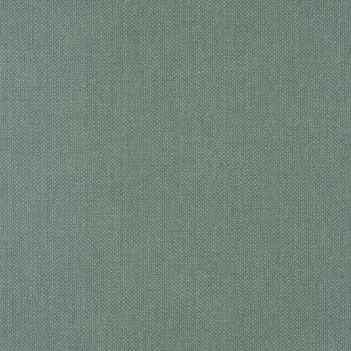 Caselio|Papel pintado efecto textil verde eucalipto|Imitacion Rafia