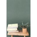 Caselio|Textile effect wallpaper in eucalyptus green|Raffia Imitation