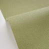 Caselio|Textile effect wallpaper in khaki green|Wallpaper