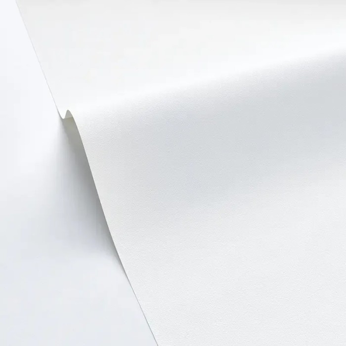 Caselio|Papier peint imitation lin blanc|Papier Peint