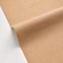 Caselio|Imitation linen wallpaper in chestnut|Wallpaper