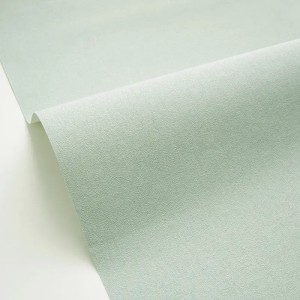 Caselio|Imitation linen wallpaper in petrol blue|Wallpaper 2