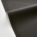 Caselio|Plain linen effect wallpaper in black|Wallpaper