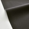 Caselio|Unifarbene Leinen-Effekt-Tapete in Schwarz|Tapeten
