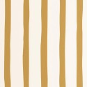 Caselio|Wavy mustard yellow striped wallpaper|Stripes