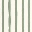 Caselio|Wavy green striped wallpaper|Stripes