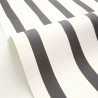 Caselio|Wavy black and white striped wallpaper|Stripes