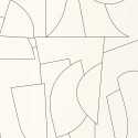 Caselio|Minimalistische figurative Tapete in Schwarz und Weiß|Figurative