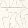 Caselio|Minimalistische figurative Tapete in Schwarz und Weiß|Figurative