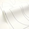 Caselio|Minimalistische figurative Tapete in Schwarz und Weiß|Figurative