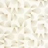 Caselio|Art-Déco-Tapete mit Muscheln in Weiß und Gold|Art Deco