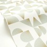 Caselio|Art Deco wallpaper with seashells in green and gold|Art Deco