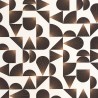 Caselio|Art Deco wallpaper with seashells in black and copper|Art Deco