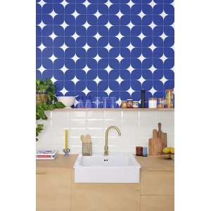 As Creation|Papel pintado rombos estilo retro rosado, beige|Retro 2