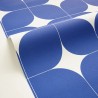 Caselio|Papier peint rétro carrés vintage bleu|Carreaux