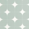 Caselio|Retro wallpaper with vintage aqua green squares|Checkered