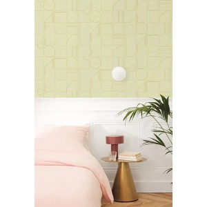Papeldecor|Botanical Scandinavian-style wallpaper in green|Wallpaper 2