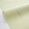 Caselio|Papier peint moderne pour chambre, vert et doré métallisé|Papier Peint