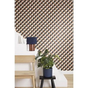 Cristiana Masi|Papier Peint texture rayée beige chaud|Moderne 2