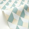 Caselio|3D geometric white maze wallpaper|Wallpaper
