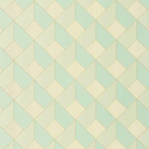 Elitis|Papier peint turquoise à texture artisanale en osier|Papier Peint