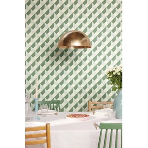 Caselio|3D geometric green maze wallpaper|Wallpaper 2