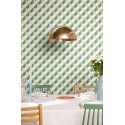 Caselio|Geometric green 3D maze wallpaper|Geometric