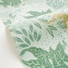 Caselio|Tropical jungle wallpaper with monkeys, green and gold|Tropical