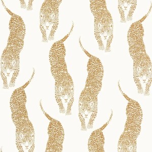 Caselio|Papier peint panthères sauvages noir et blanc|Papier Peint