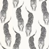 Caselio|Papier peint panthères sauvages noir et blanc|Papier Peint