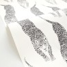 Caselio|Papel pintado panteras salvajes blanco y negro|Papel Pintado