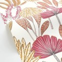 Caselio|Papier peint moderne palmiers tropicaux rose fuchsia|Moderne