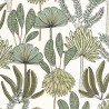 Caselio|Papier peint tropical palmiers verts|Moderne