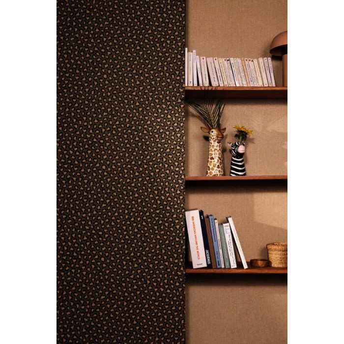 Caselio|Papier peint peau de léopard marron|Imitation Peau