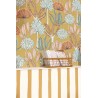 Caselio|Papel pintado rayas sinuosas amarillo mostaza|Rayas