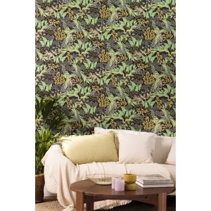 Casamance|Papier peint lin rose poudré|Papier Peint 2