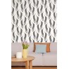 Caselio|Wild panthers wallpaper in black and white|Wallpaper