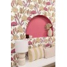 Caselio|Moderne Tapete mit tropischen Palmen in Pink/Fuchsia|Modern