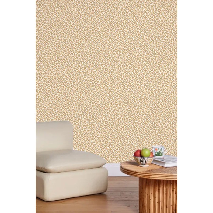 Caselio|Camel brown leopard skin wallpaper|Skin Imitation