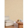 Caselio|Papier peint peau de léopard marron camel|Imitation Peau