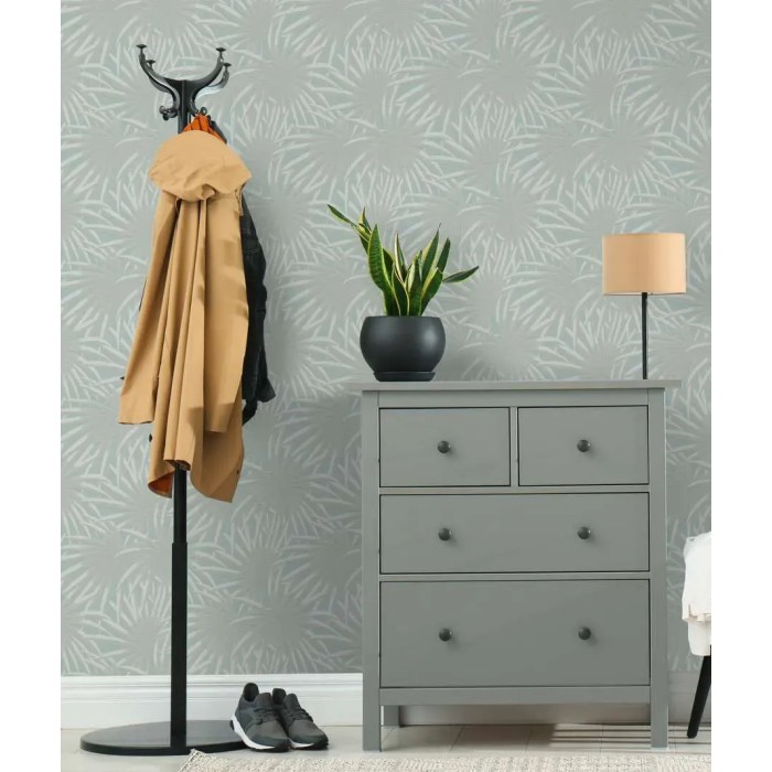 As Creation|Papier Peint feuilles de palmier vert menthe|Papier Peint