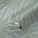 As Creation|Wallpaper mint green palm leaves|Wallpaper