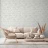 As Creation|Wallpaper flowers in romantic style white, green|Romantic
